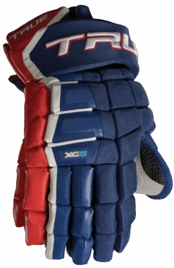 True Hockey True XC9 2020 Senior Hockey Gloves -Bauer Sales Store B2RAssets 770x1206 red blue 1