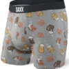SAXX Vibe Boxer Brief Grey Beer Cheers