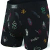 SAXX Vibe Boxer Brief Black Mardi Gras